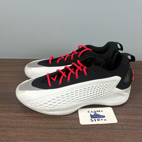 ADIDAS AE 1 LOW BEST OF ADI 2.0 White Black Red JQ6140 Basketball Men’s Sz 11 - Picture 3 of 8